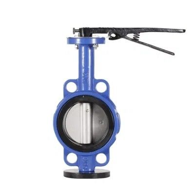 150LB PN16 DN100 Ductil Ferro Fundido Aço Inoxidável Dupla Flange Wafer Lug Butterfly Valve