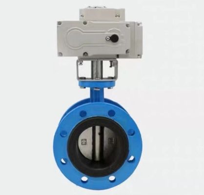 Controle do atuador elétrico Dn300 válvula borboleta para controle de gás em meios industriais