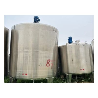 Tanque de mistura de armazenamento de misturador de metais de produção química líquida inoxidável personalizado