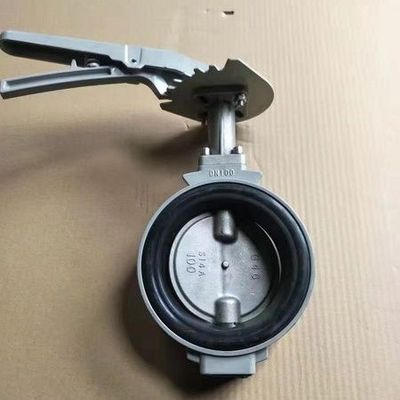 Personalização JIS 5K 10K EPDM Rubber Seat Alumínio Alloy Handle Kitz Butterfly Valve