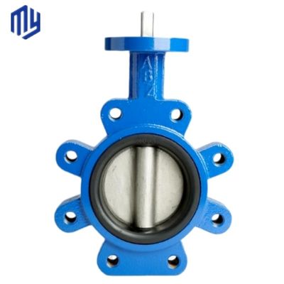 Ss304 Linha Central Diafragma Válvula Borboleta Com Roda de Mão Acero Inoxidável Worm Gear Lug