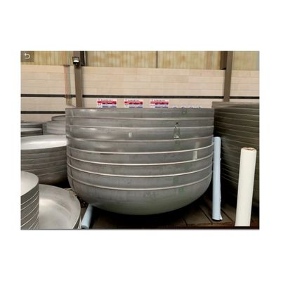 Cabeça de tanque de mistura de aço inoxidável de forma especial em grande círculo para ligação de solda