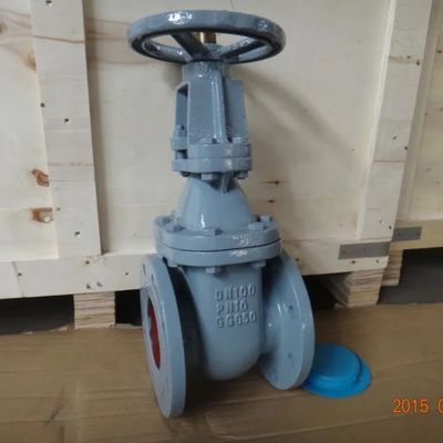 DIN3352 F4 Di GGG40/GGG50 Válvula de fecho de porta de borracha de extremo de flange tamanho de porta personalizado