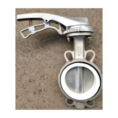 Serviço personalizado oferecido 3 "DN80 Castings Corpo de liga de alumínio Wafer Butterfly Valve