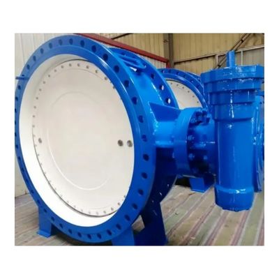 Controle de gás Válvula de borboleta de tipo duplo excêntrico de grande tamanho com estrutura de diafragma