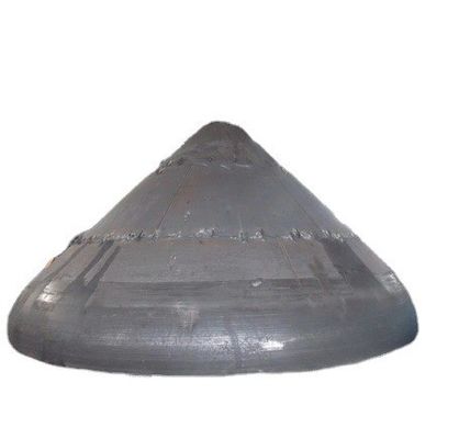 ASME Standard Conical Base Pressure Vessel Dished Cap Head com conexão de solda