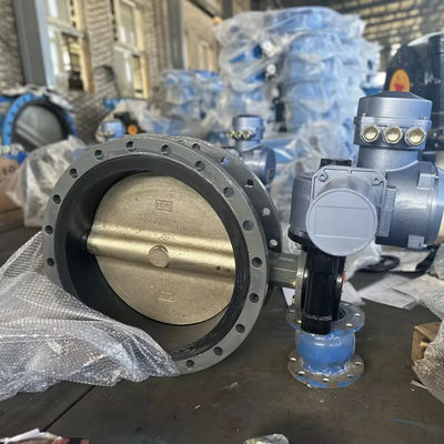 Válvula de borboleta revestida em PTFE de 200 mm para operação manual em aplicações industriais