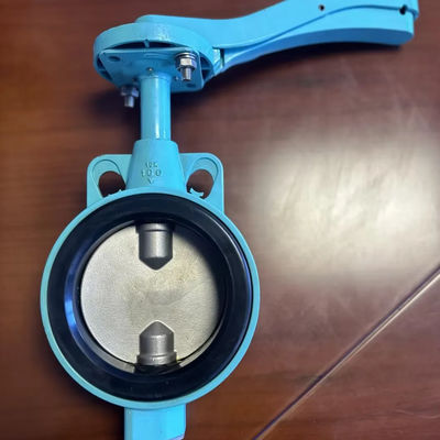 Tipo de válvula de borboleta de dupla flange interflanged Manual Opções elétricas e pneumáticas