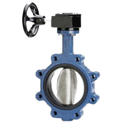 Válvulas de borboleta hidráulica Ferro fundido extensão flange de caule PVC pneumático 1 polegada sanitário
