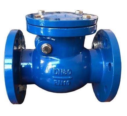 Válvula de verificação de balanço com parafuso BS5163 para temperatura média de qualidade industrial