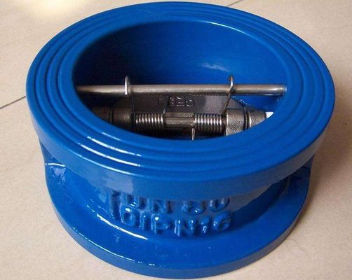 150LB Tipo de Wafer Swing válvula de disco duplo válvula de não retorno de placa dupla para suporte de OBM