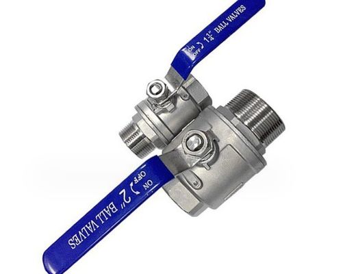 Hidráulica 1 polegada PTFE selo Full Bore forjado válvula de água bola de aço inoxidável
