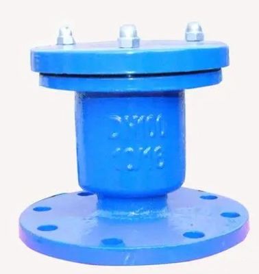 Válvula de ventilação de escape de ar de bola única com estrutura em flange e diafragma