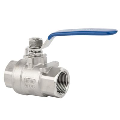 Válvulas de esferas de aço inoxidável 2PC 304ss 316ss para indústrias pesadas