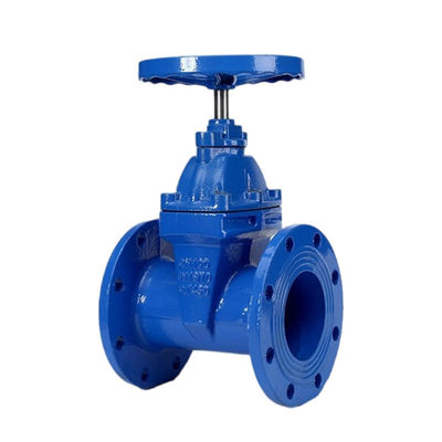 Válvula de vedação suave com flange de aço inoxidável