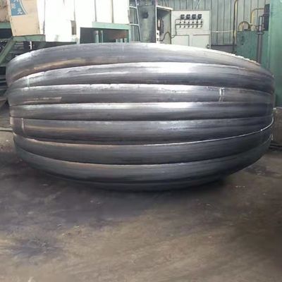 Largo de aço carbono Elíptico final de prato com personalizado Asme Dished final cabeça de prato