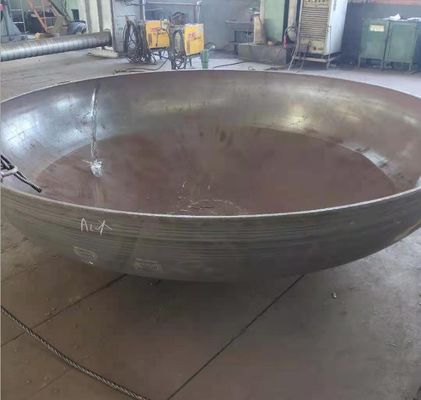 Cabeça do tanque de aço inoxidável de alta precisão em design hemisférico padrão ASME