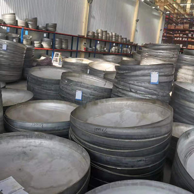 Copas elípticas de aço inoxidável de prensagem personalizada com acabamento de jato de areia