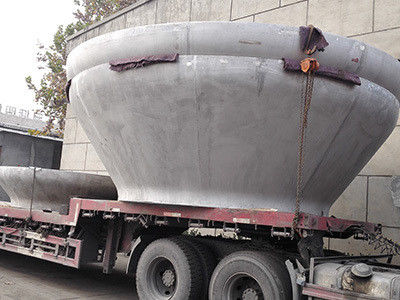 Poluição 304 cabeça cônica de aço inoxidável cabeça de tanque de cone com ligação de soldagem
