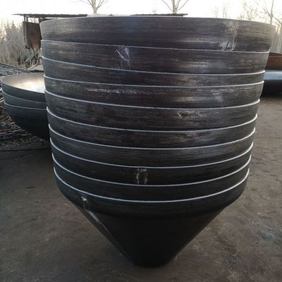 Carbono de aço personalizado aço inoxidável cone plano fundo tanque cabeças cônicas para o design