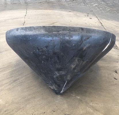 Carbono de aço personalizado aço inoxidável cone plano fundo tanque cabeças cônicas para o design