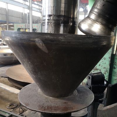 Carbono de aço personalizado aço inoxidável cone plano fundo tanque cabeças cônicas para o design