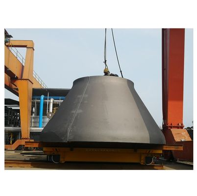 Tanque de aço carbono personalizado de fundo de cabeça de cone e terminações de prato para competitividade e suporte