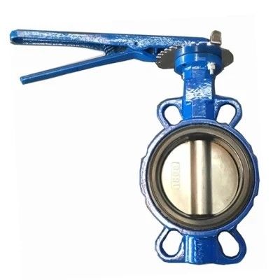150LB PN16 DN100 Ductil Ferro Fundido Aço Inoxidável Dupla Flange Wafer Lug Butterfly Valve