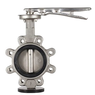 API609 EPDM revestido PTFE de ferro fundido tipo wafer para necessidades personalizadas