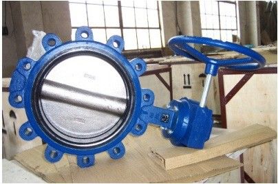Personalizado JIS 10k/5k PN10/16 Alumínio Bronze Corpo de aço inoxidável EPDM NBR PTFE Seat Lug Tipo borboleta