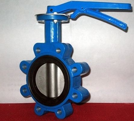 Meio de água PN10 PN16 Rubber Seal Lug Tipo Butterfly Valve Lt Tipo Worm Acionado