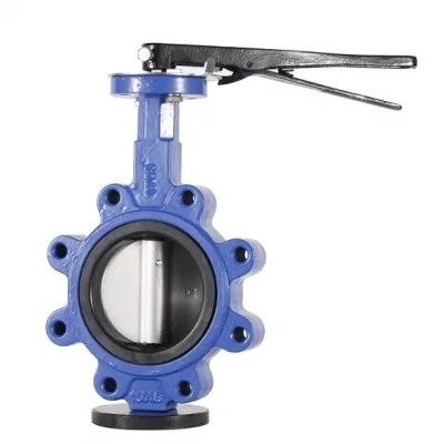 Meio de água PN10 PN16 Rubber Seal Lug Tipo Butterfly Valve Lt Tipo Worm Acionado
