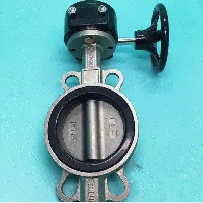 Válvula de borboleta de aço inoxidável DN200 personalizada GGG50 EPDM com certificado