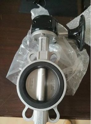 Válvula de borboleta de aço inoxidável com punho de excelente