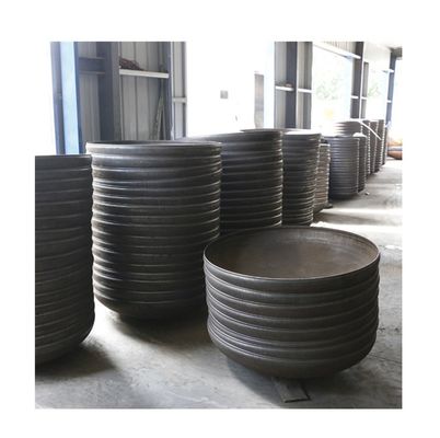 Cabeça de tanque semi-elíptica de aço inoxidável personalizada Cabeças de tanque 6' Sch 10S Fim do prato