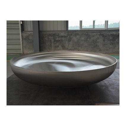 Cabeça de tanque semi-elíptica de aço inoxidável personalizada Cabeças de tanque 6' Sch 10S Fim do prato