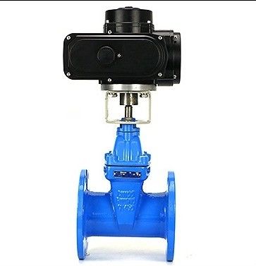 DN150 PN16 WCB NKZ961H válvula de porta de vácuo de flange elétrica para requisitos personalizados