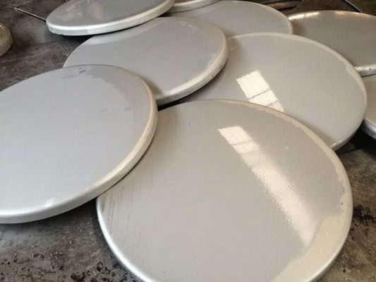 Cabeça plana de fundição padrão ASME profissional para seleção de material de recipientes sob pressão