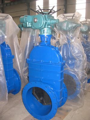 Available OEM Carbon Steel WCB NKZ961H Electric Flange Vacuum Gate Valve Standard DIN F6