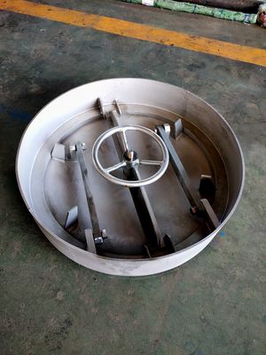 Cobertura de tanque sanitário de alta pressão com suporte personalizado Instruções fáceis