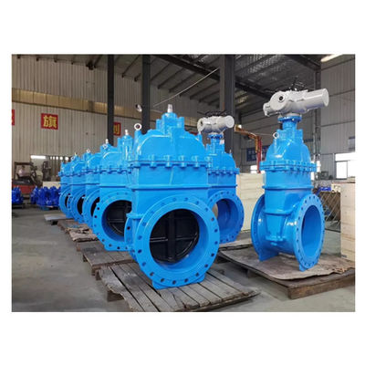 Controle de fluxo de água HT200 válvula de porta de tipo flange de ferro fundido com roda de ferro dúctil