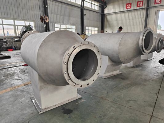 Separador de gás de ciclone líquido vertical pequeno personalizado para planta de mineração de energia de aço