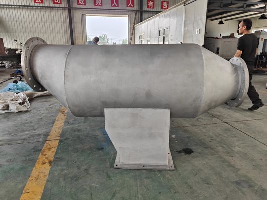 Separador de gás de ciclone líquido vertical pequeno personalizado para planta de mineração de energia de aço