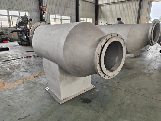 Separador de gás de ciclone líquido vertical pequeno personalizado para planta de mineração de energia de aço
