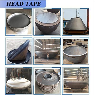 Código de cabeça igual Círculo de 1000 mm Tela ASME A403 Aço 316L ASME cabeça elíptica