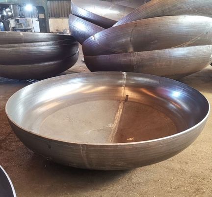 Dimensões personalizadas Caldeira de precisão de aço carbono Dish End Asme 2 1 cabeça semi-elíptica para a indústria