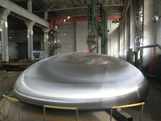Dimensões personalizadas Caldeira de precisão de aço carbono Dish End Asme 2 1 cabeça semi-elíptica para a indústria