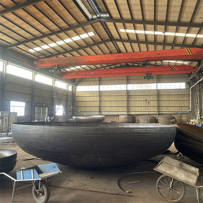 Círculo de 200 mm a 3000 mm de aço inoxidável aço carbono hemisfério elíptico cabeça de prato fundo para a indústria