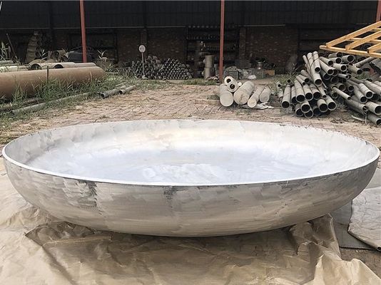 Círculo de 200 mm a 3000 mm de aço inoxidável aço carbono hemisfério elíptico cabeça de prato fundo para a indústria