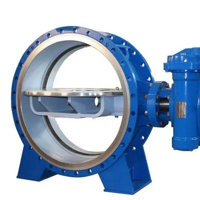 DN150 DN1800 válvula de borboleta PN16 Dupla flange dupla excêntrica suave selada BS5163